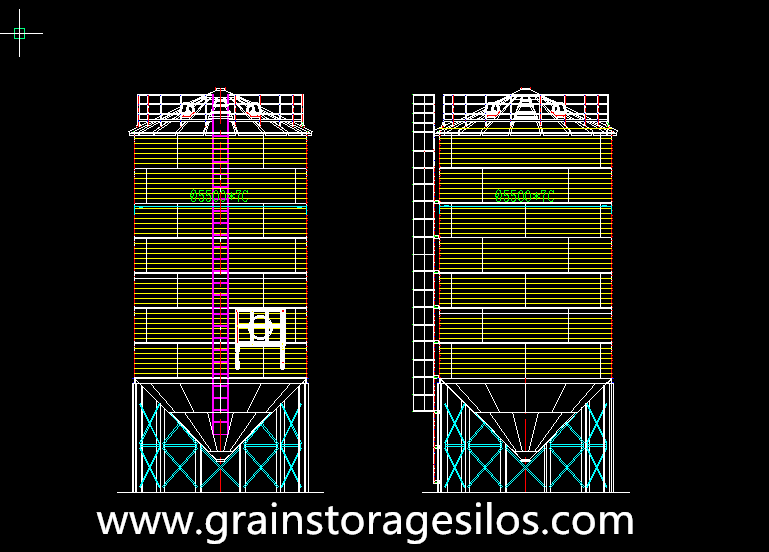 wheat silo was shipped to canada